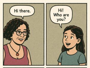 שיחה ביני לבין הילדה שהייתי