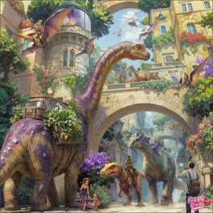 ההגעה לעיר הדינוזאורים